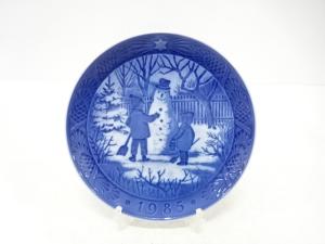 ROYAL COPENHAGEN　ロイヤルコペンハーゲン　「雪だるま」　イヤープレート(1985)　洋食器